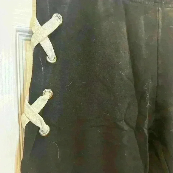 MONROW BLACK JOGGERS - Picture 3 of 4